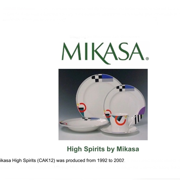Vintage Mikasa Maxima High Spirits Plates - Picture 12 of 12